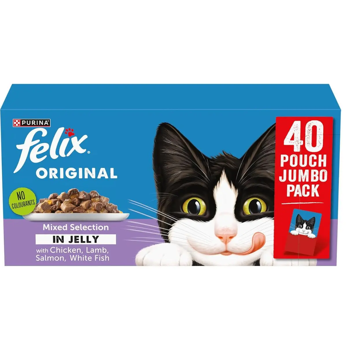 FELIX Original Mixed Selection in Jelly Wet Cat Food 40x85g